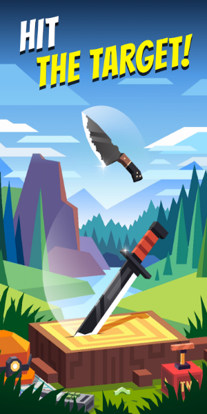 Flippy Knife (翻轉刀): 飛刀大師 擊打和投擲屏幕截圖1