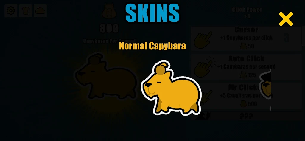 Capybara Clicker Captura de tela 3