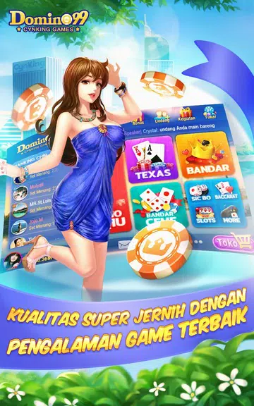 ภาพหน้าจอ Domino QiuQiu Free - No. 1 di Indonesia 1