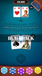 Casino BlackJack 21 Card Game Screenshot 3