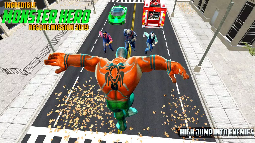 Incredible Monster Superhero Crime City 2018 ekran görüntüsü 2