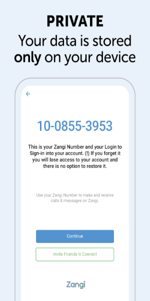 Zangi Private Messenger স্ক্রিনশট 1