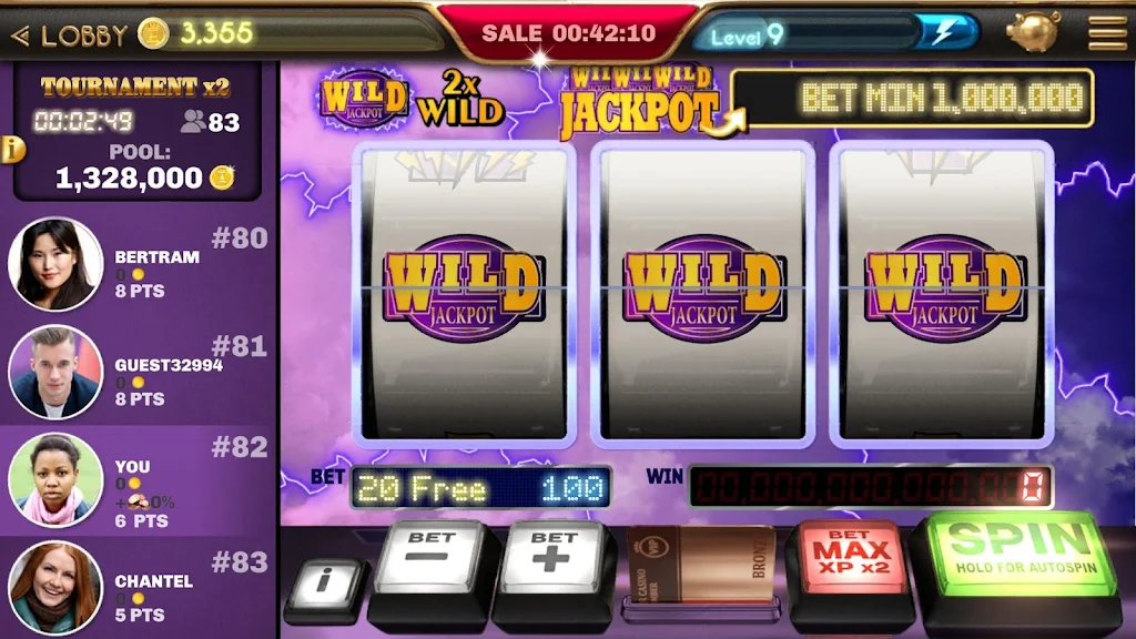 Classic Slots - Electric 777 screenshot 3
