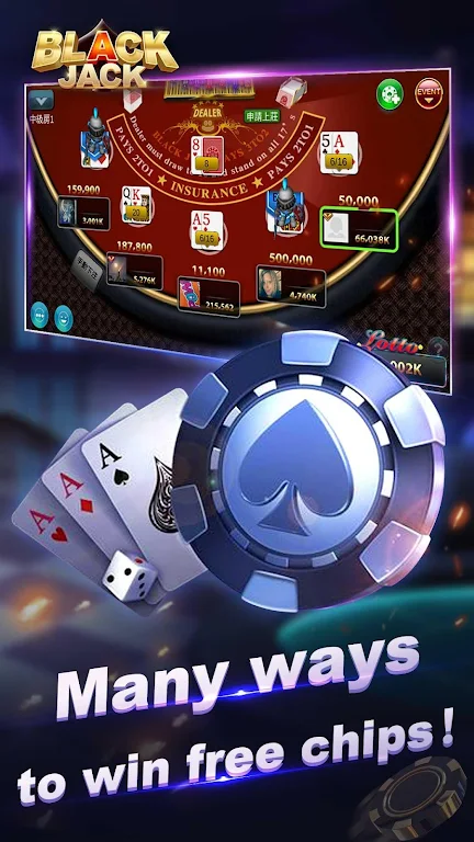 Blackjack 21-Free online poker game-jackpot casino屏幕截圖3