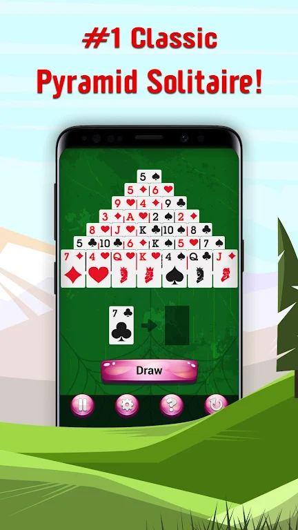 Pyramid - Classic Solitaire屏幕截圖1