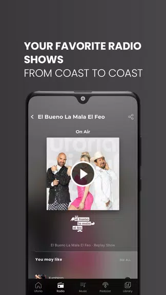 Uforia: Radio, Podcast, Music Screenshot 4