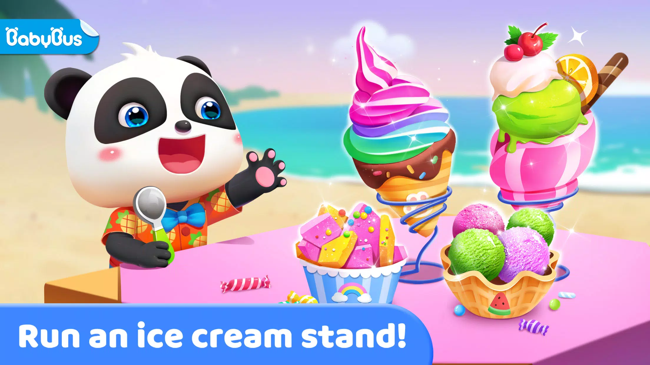 Little Panda's Ice Cream Stand 스크린샷 1