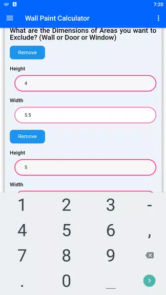 Wall Paint Calculator 스크린 샷 4