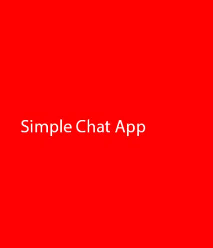 Simple Chat App ကိုဖန်သားပြင်3