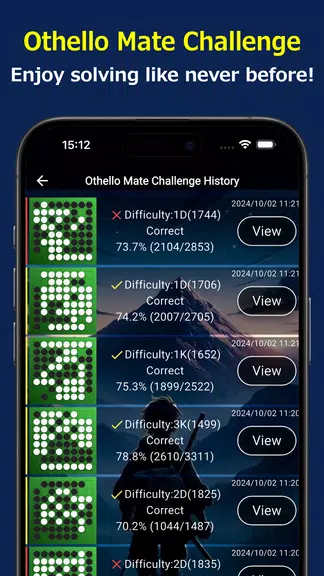 Othello Quest - Online Othello ကိုဖန်သားပြင်4