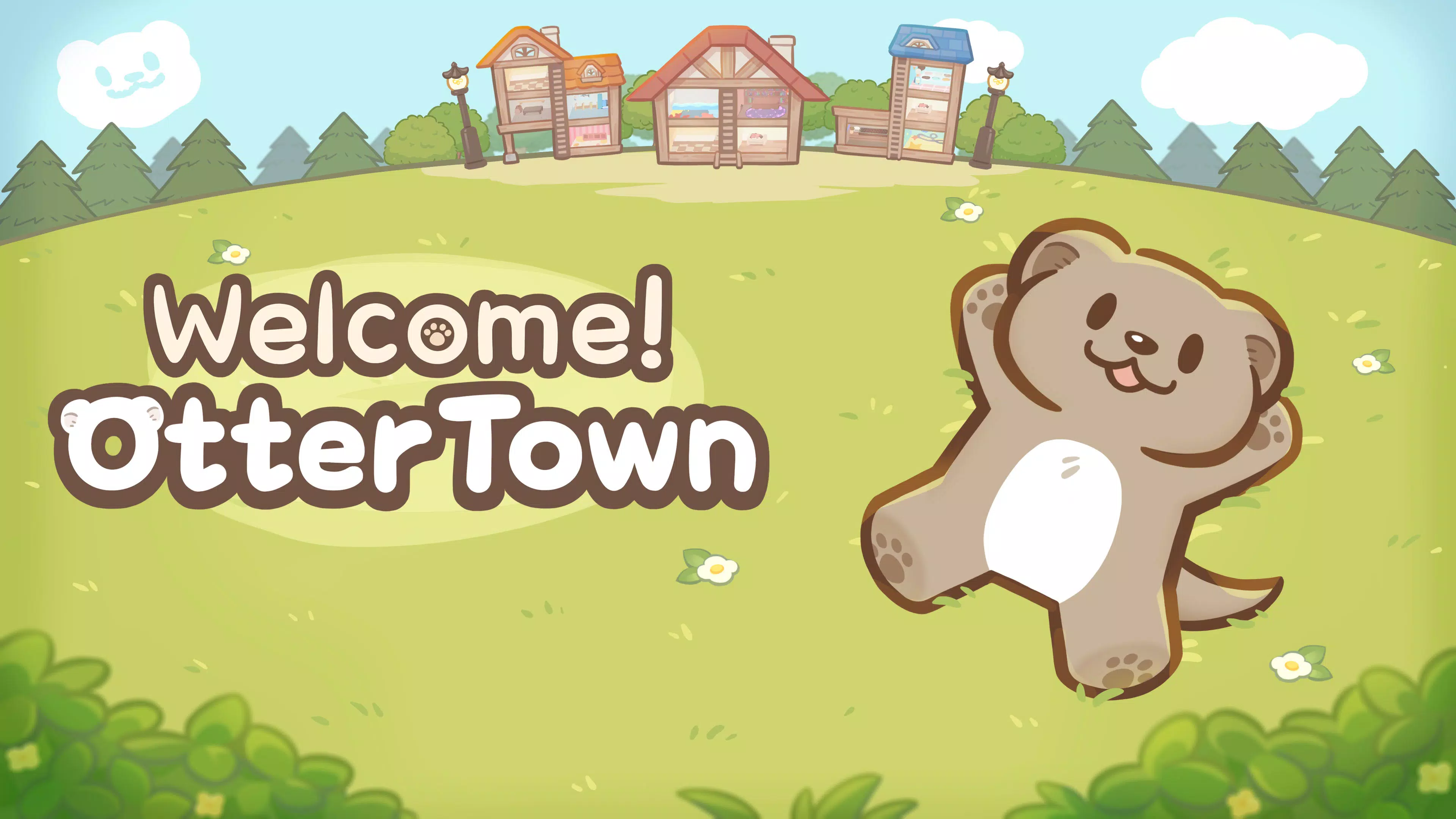 Welcome! Otter Town: cute game screenshot 2