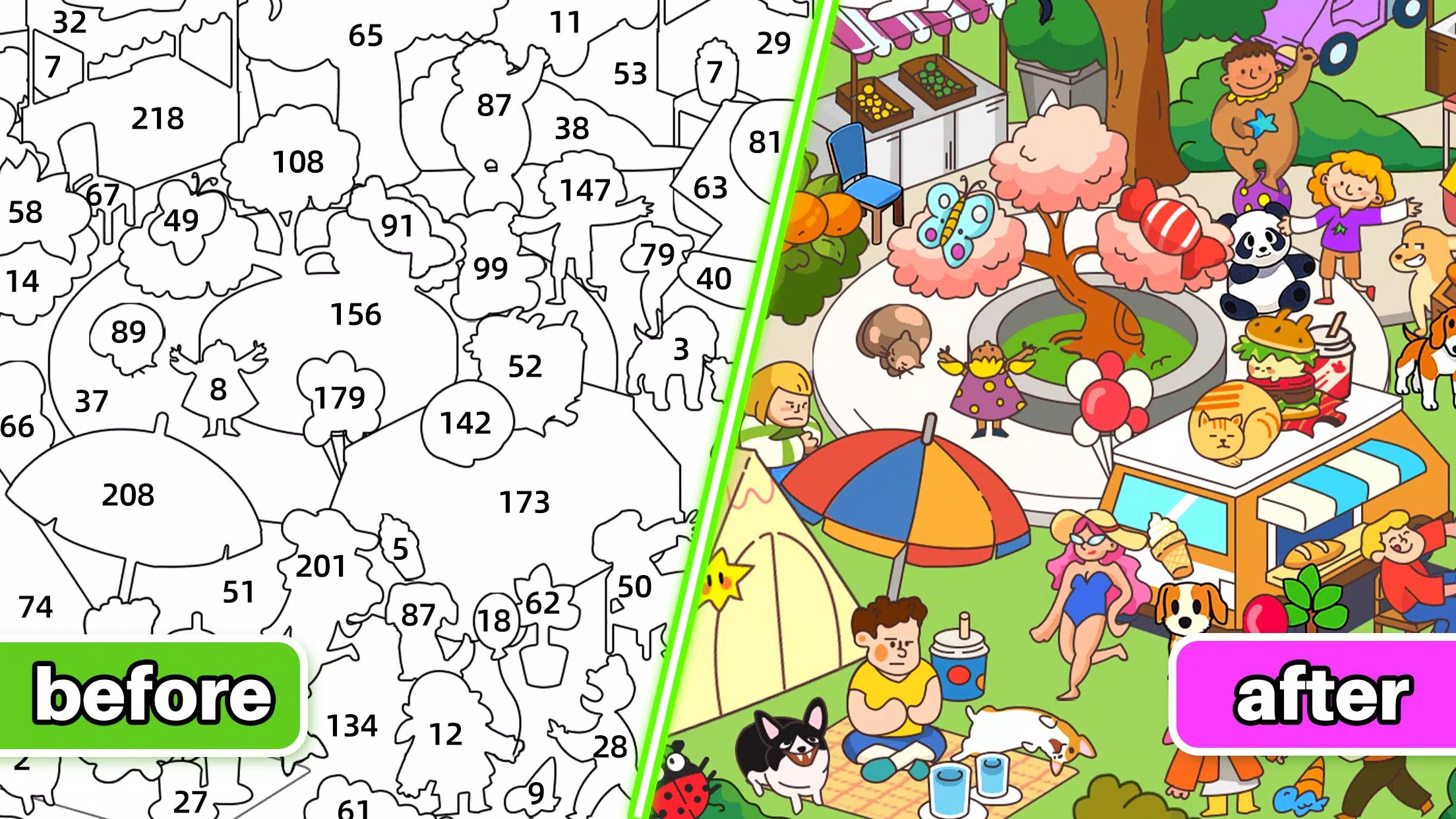 Sticker Book Puzzle: Stickers Screenshot 1