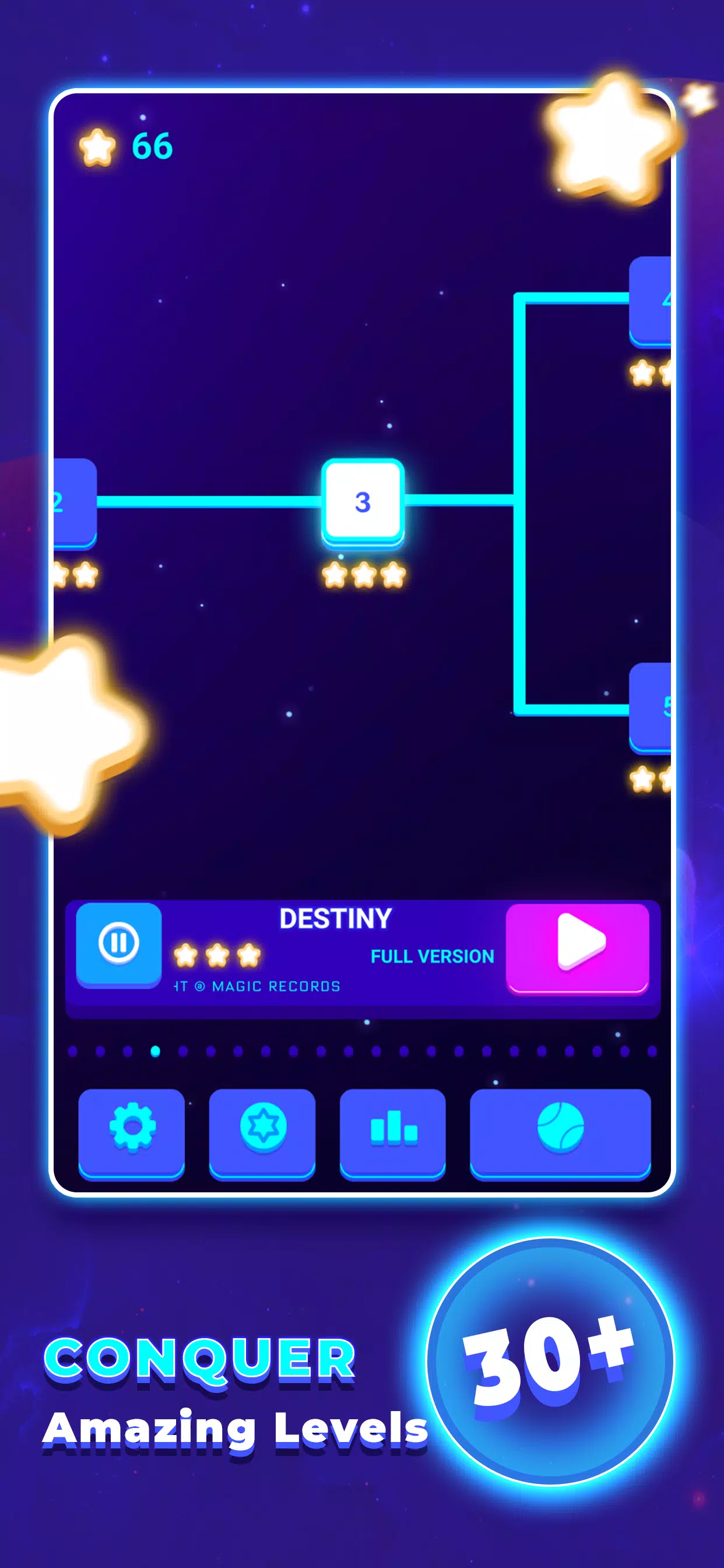 Jump Ball: Tiles and Beats স্ক্রিনশট 1