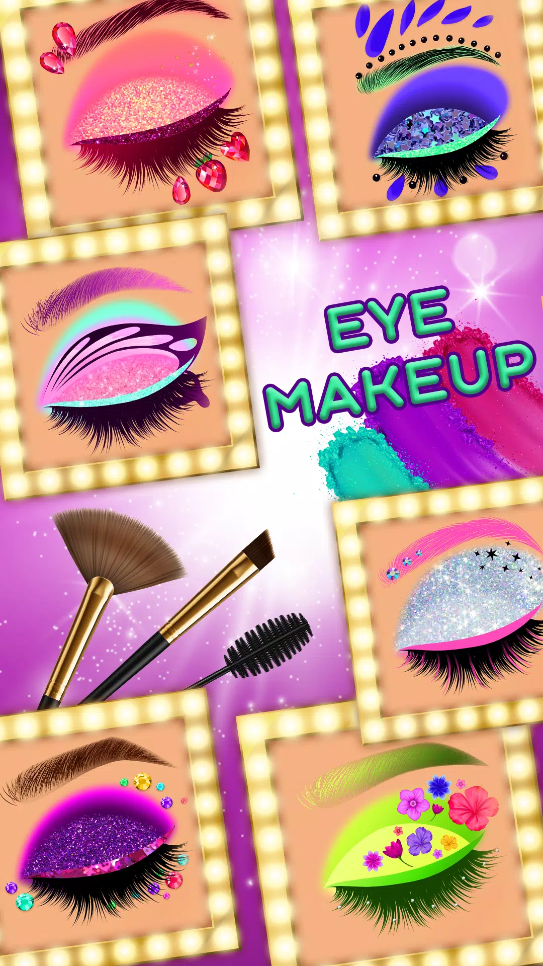 Eye makeup for girls Tangkapan skrin 1