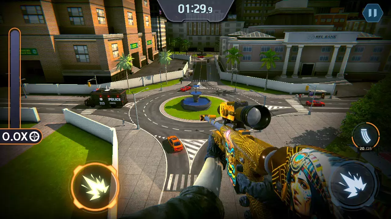 ภาพหน้าจอ Modern Sniper 3d: Gun Shooting 2