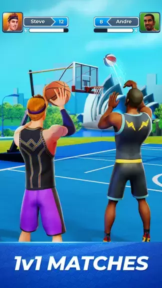 Basket Clash: 1v1 Sports Games Screenshot 1