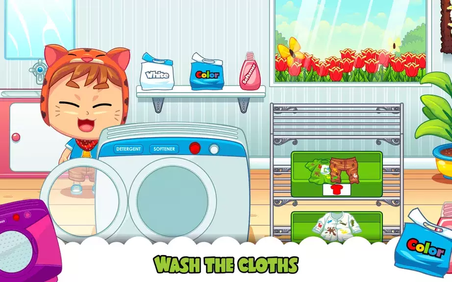 Marbel Laundry - Kids Game ekran görüntüsü 3