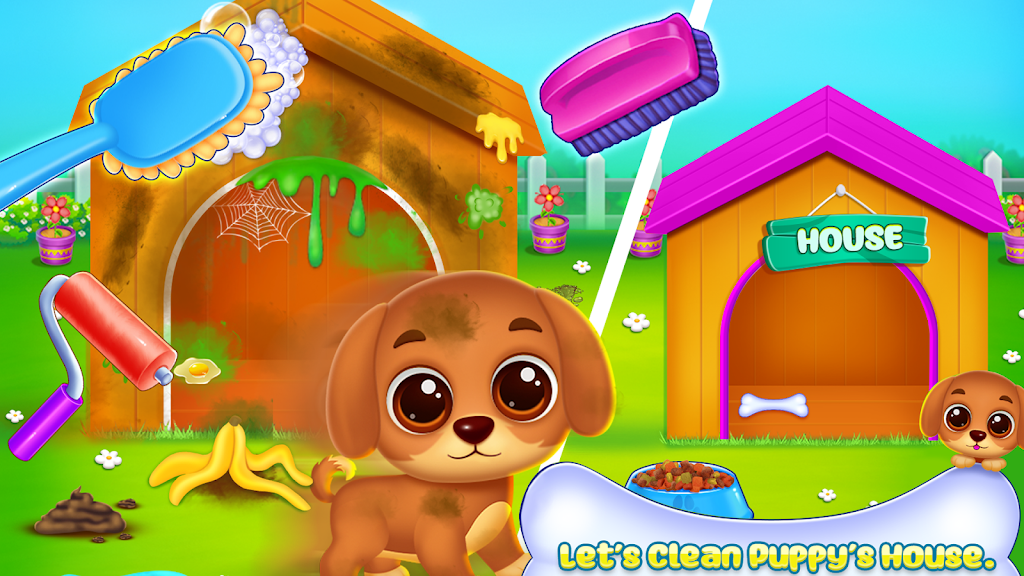 Home cleaning game for girls captura de pantalla 2