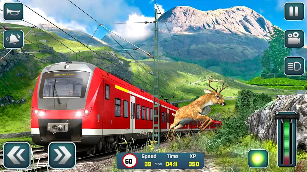 Euro Train Conducteur Jeux Sim Capture d'écran 3