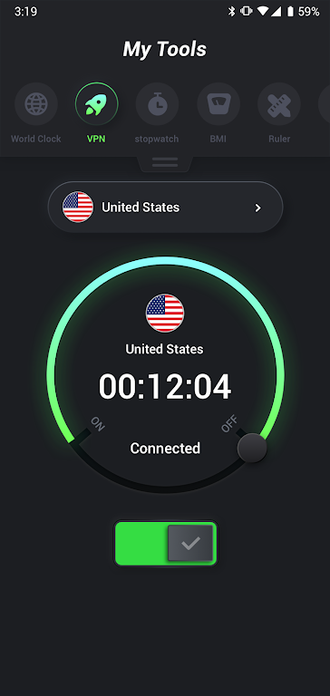 My Tool - Compass, Timer & VPN Screenshot 2