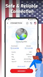 ภาพหน้าจอ USA VPN: Unlimited Fast VPN 4