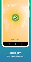 Brazil VPN: Unlimited & Secure 스크린 샷 1