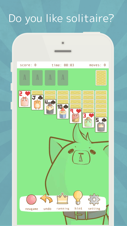 ภาพหน้าจอ TOFUsolitaire2019 1
