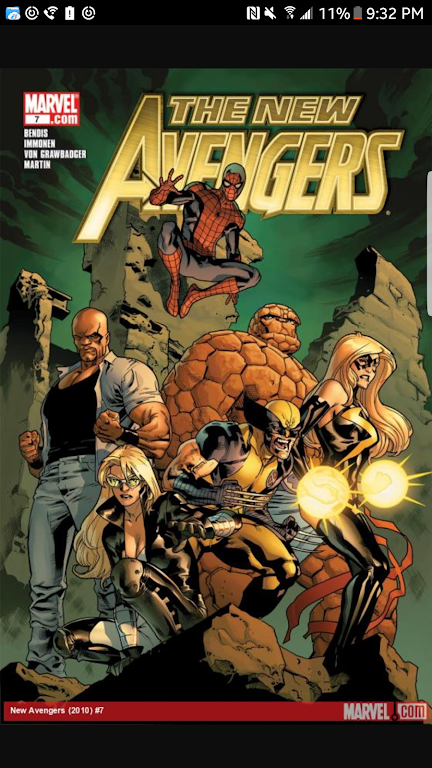 ภาพหน้าจอ Marvel’s Comic Covers 1