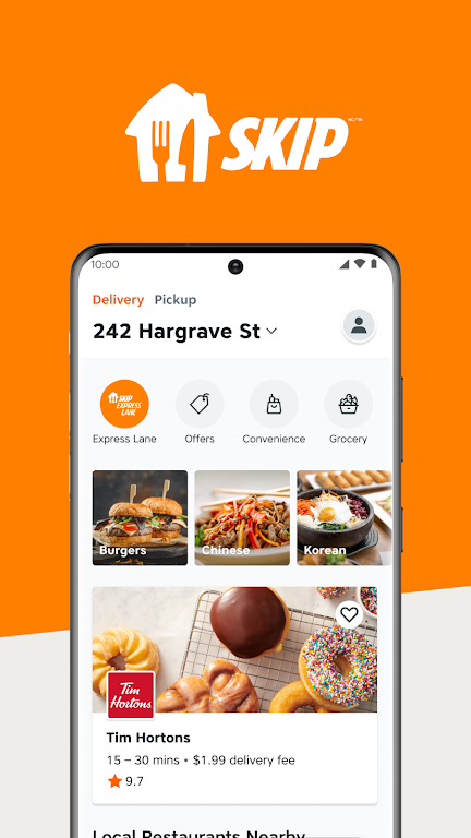 SkipTheDishes - Food Delivery屏幕截圖1