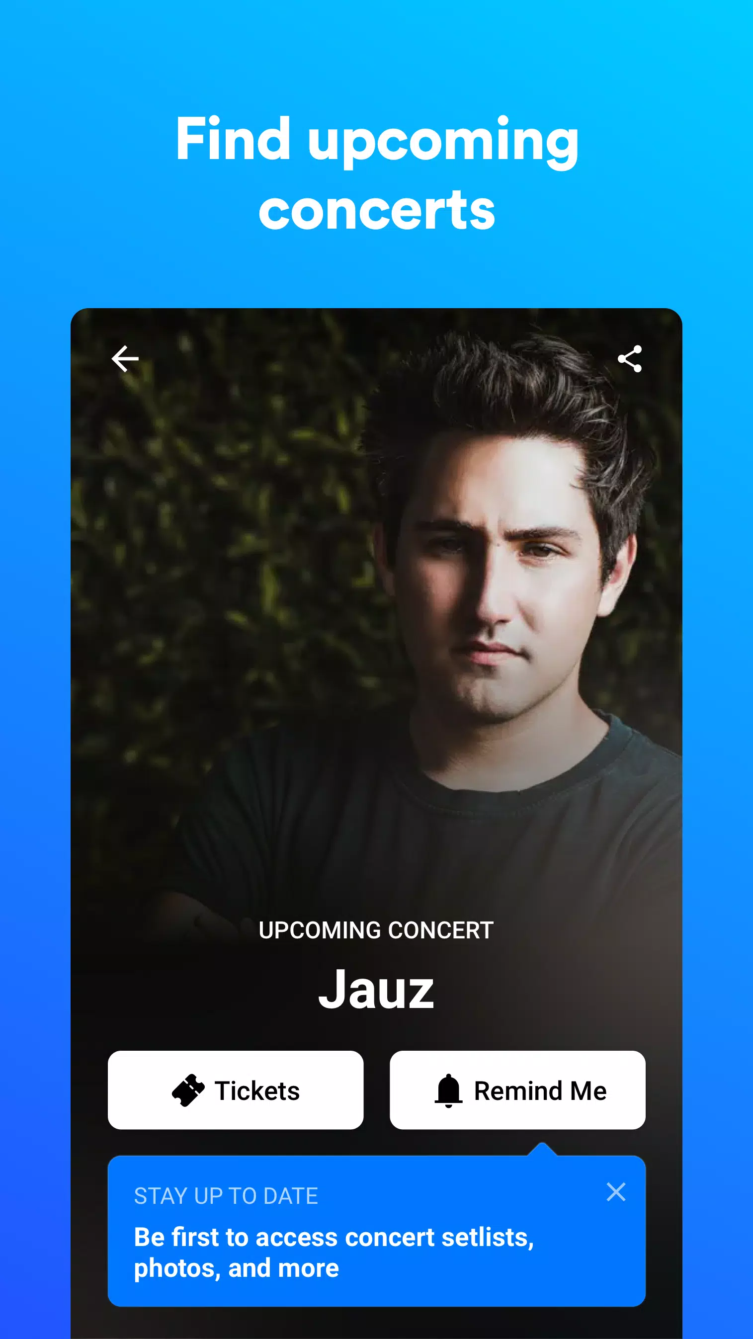 Screenshot Shazam: músicas e shows 4