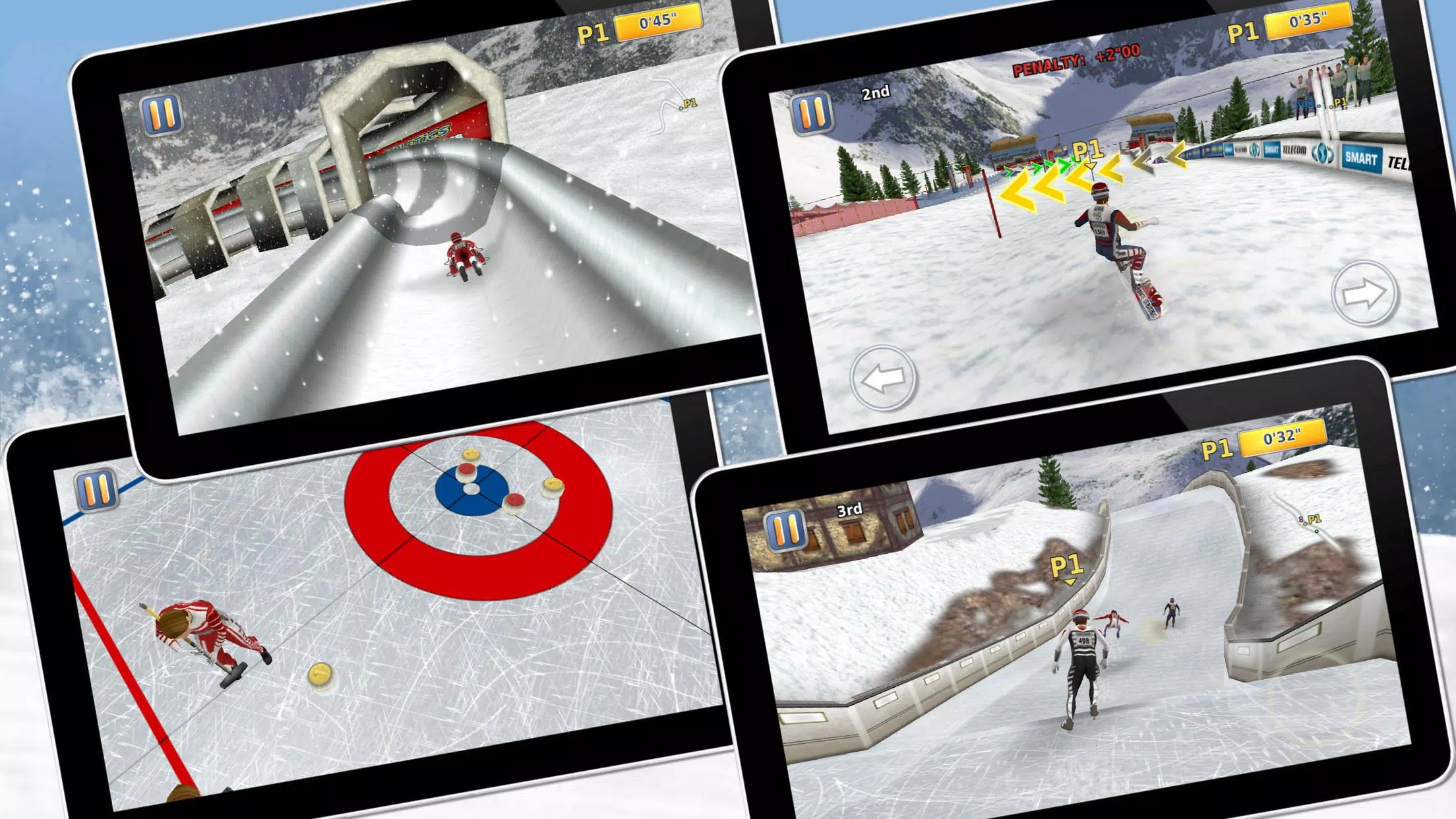 Athletics 2: Winter Sports captura de pantalla 1