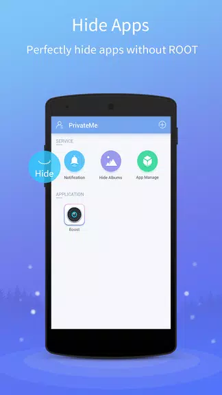 ภาพหน้าจอ Hide App, Safe Chat – PrivacyHider 1