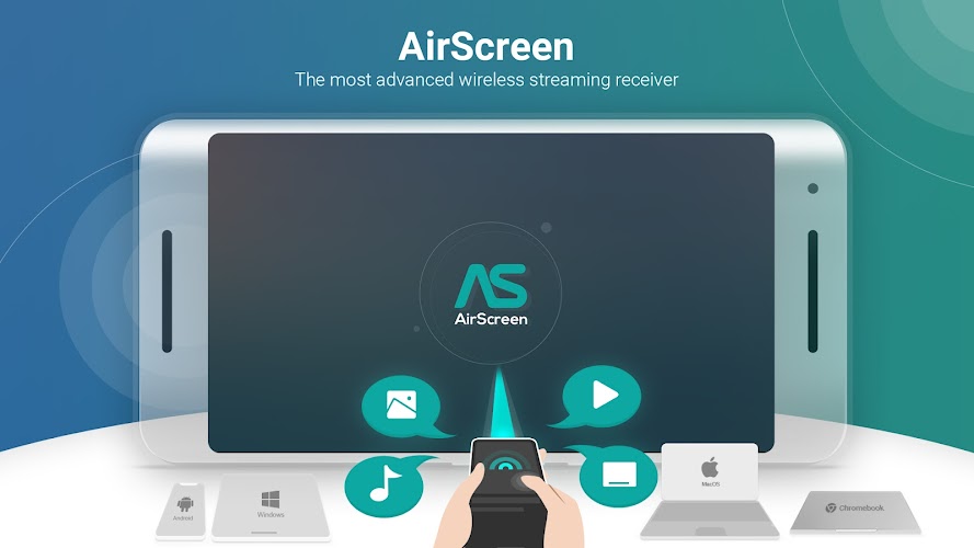 AirScreen - AirPlay & Cast captura de pantalla 1