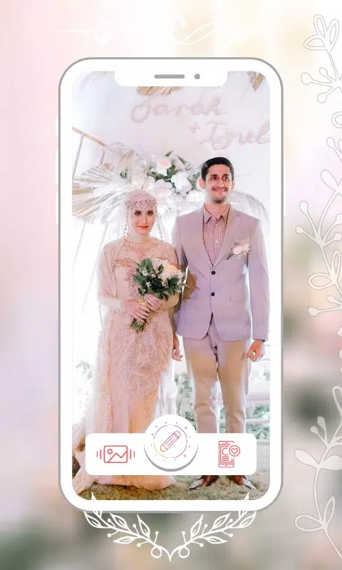 Hijab Couple Bridal Editor экрана 2