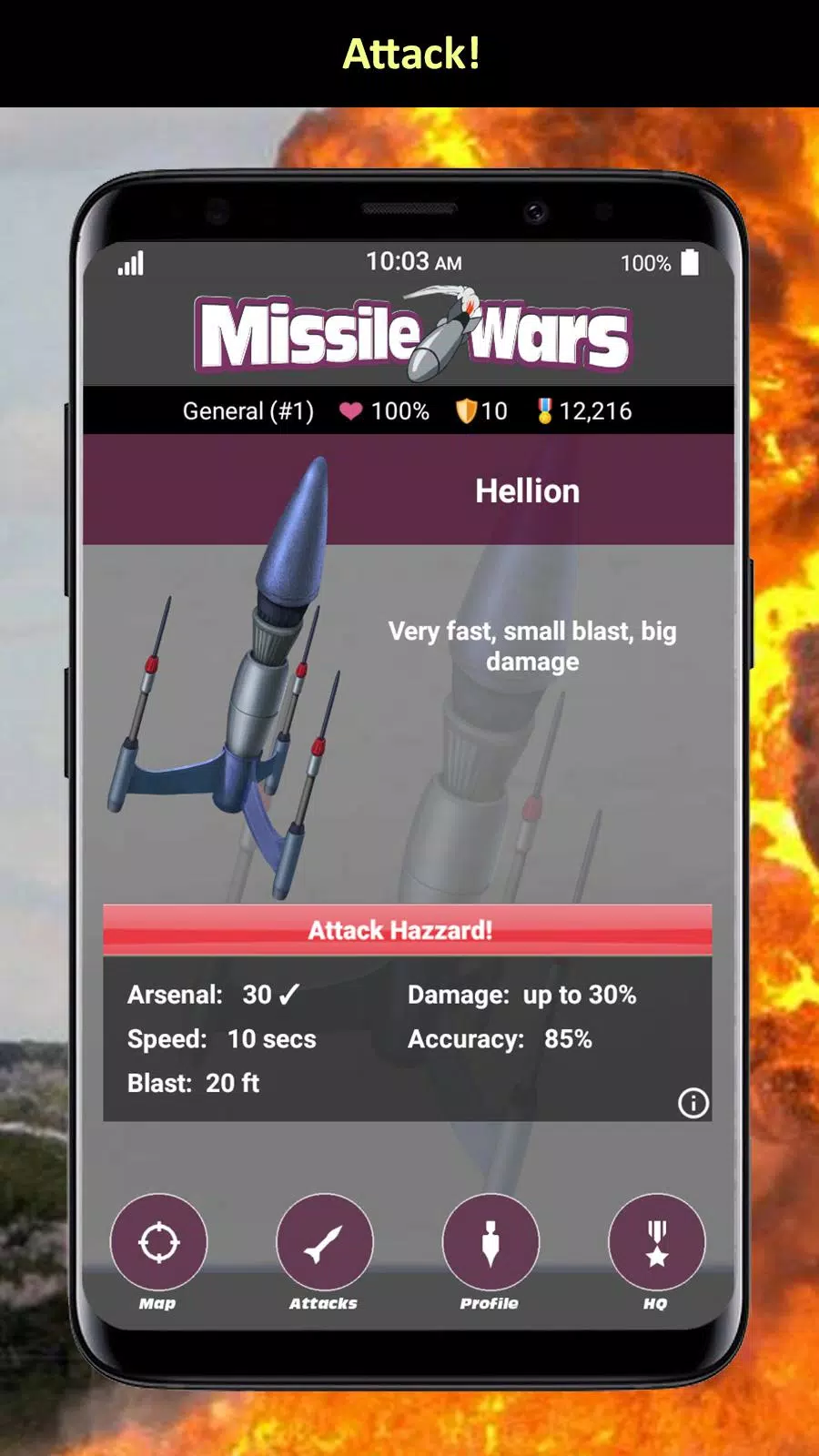 Missile Wars Captura de pantalla 3