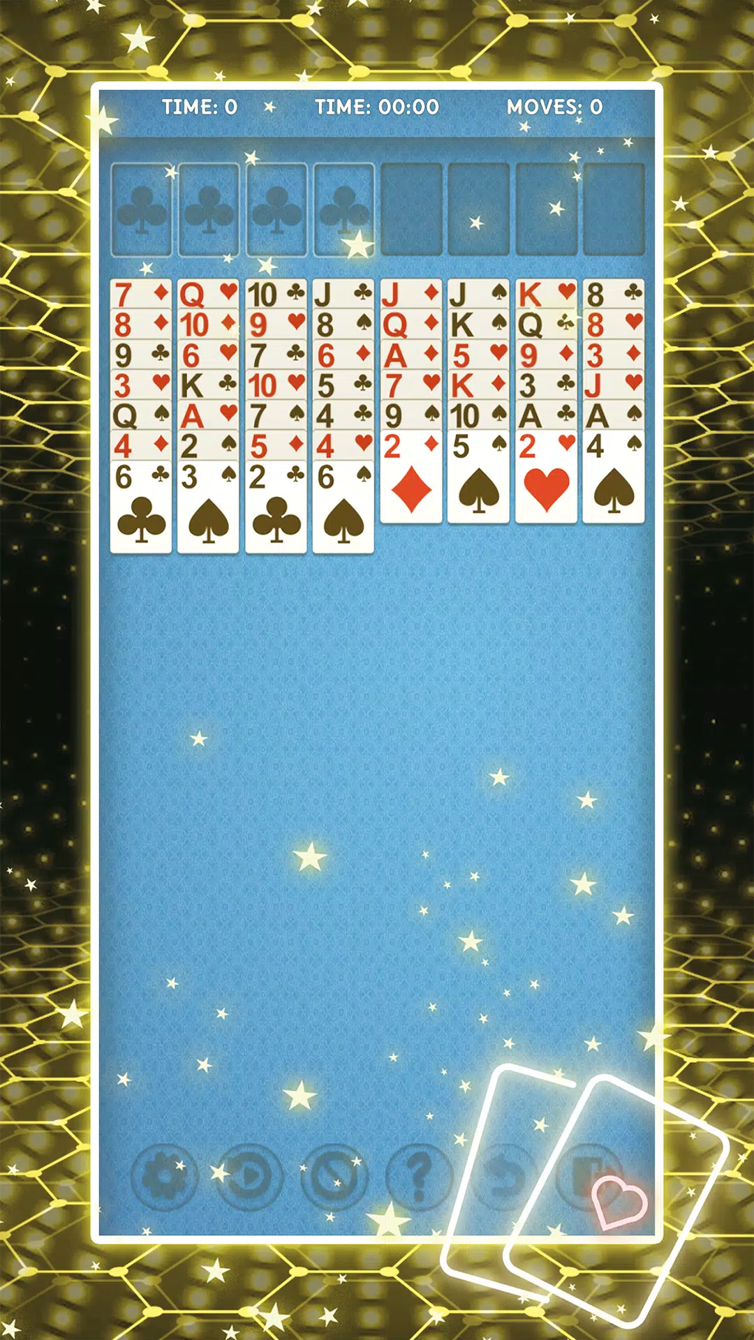 EasyCell Solitaire Game экрана 1