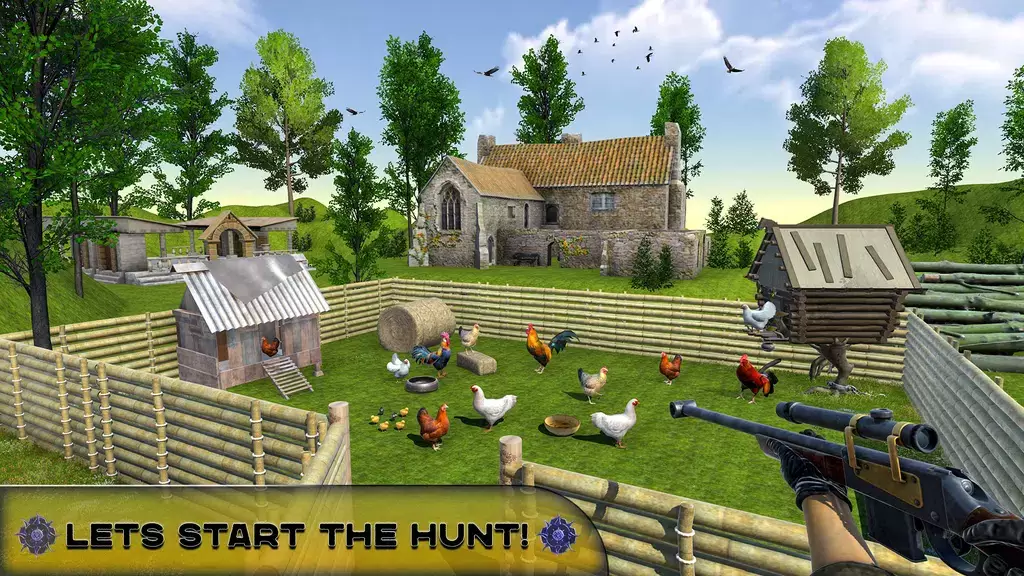 Chicken Hunting Challenge Game screenshot 1