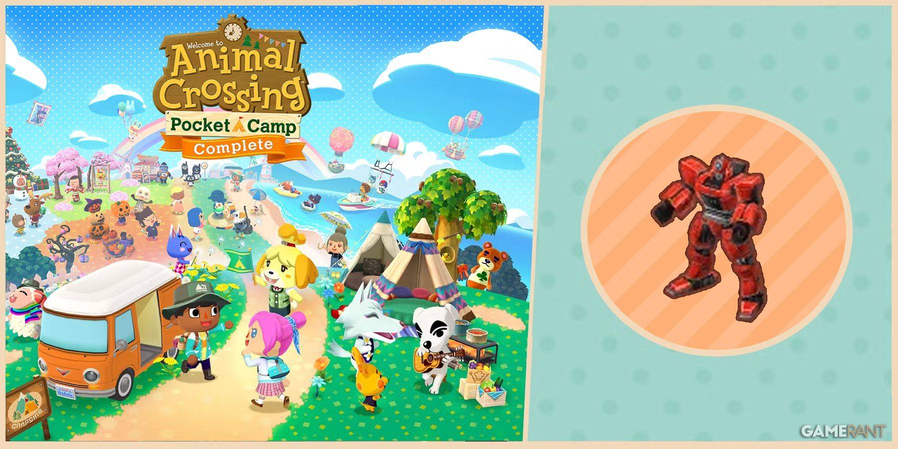 Schalte Roboterhelden im Animal Crossing: Pocket Camp