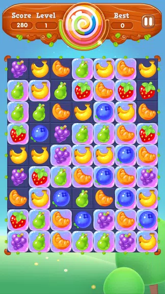 Fruit Melody - Match 3 Games Schermafbeelding 1