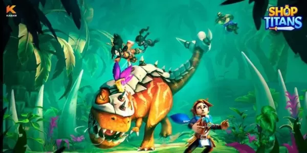 Twarz T-Rex w sklepie starożytnej Jungle Quest Aktualizacja