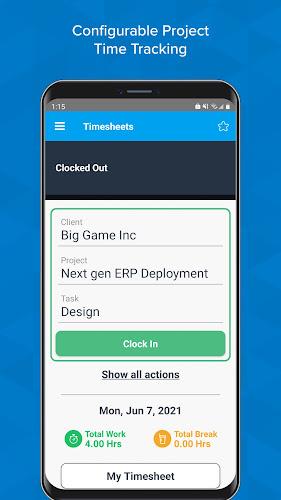 Timesheets - Time Tracking App 스크린 샷 3