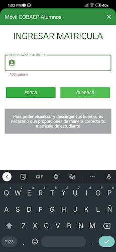 Móvil COBAEP Alumnos 스크린 샷 1