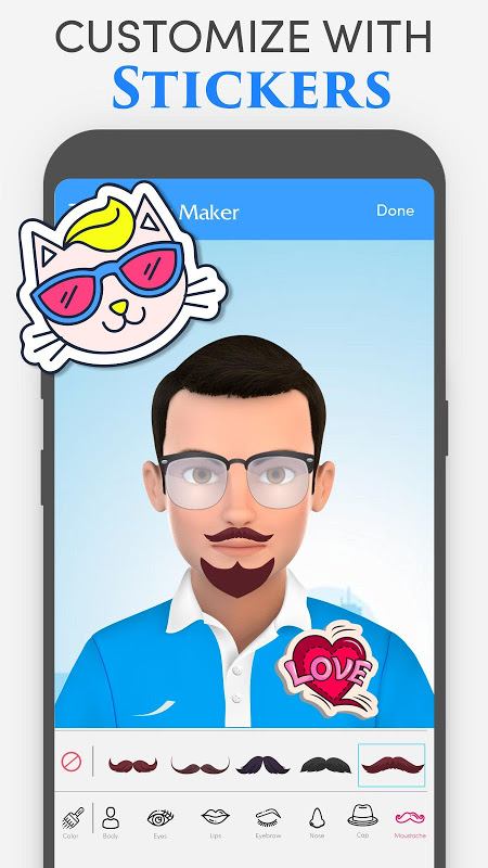 Avatar Maker: Personal Character, Sticker Maker 스크린샷 2