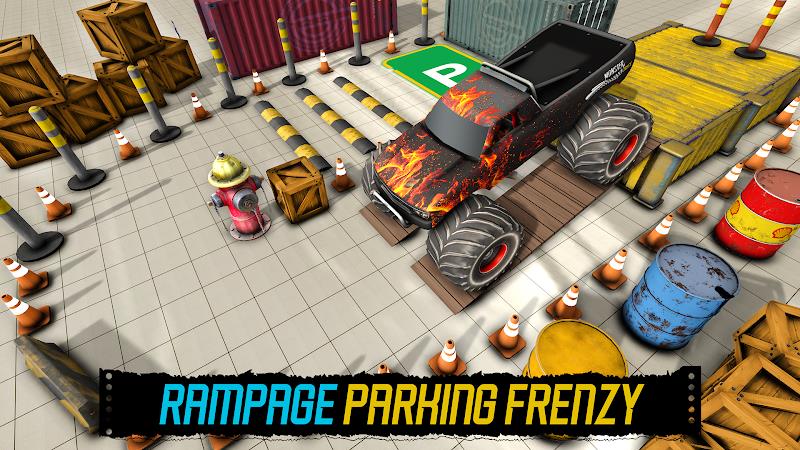 Monster Truck Parking Game 3D экрана 2