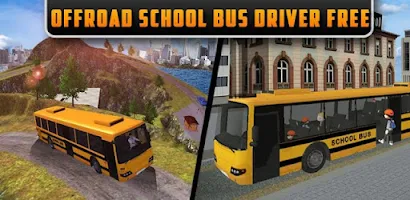 Offroad School Bus Driver Game স্ক্রিনশট 1