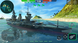 Warships Universe Naval Battle экрана 2