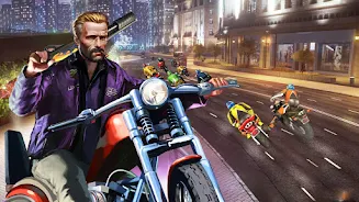 Crazy Moto: Bike Shooting Game Captura de pantalla 1