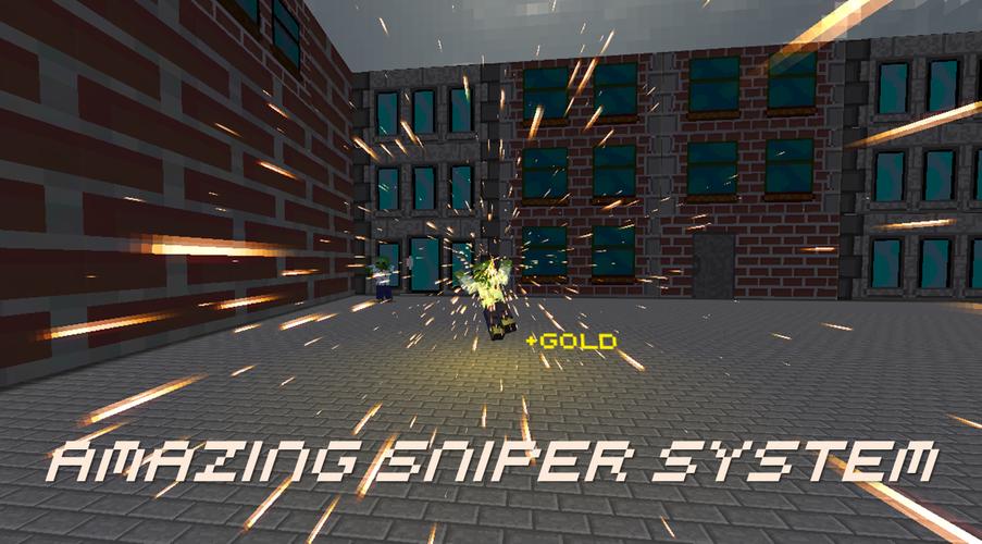 Pixel Sniper 3D captura de pantalla 4