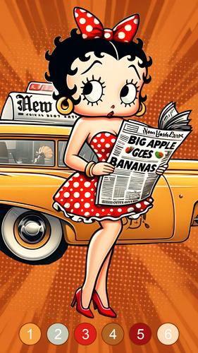 Screenshot Betty Boop Vintage Coloring 3