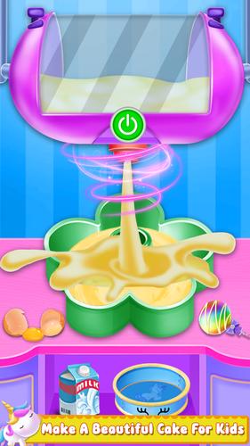 Unicorn Cake Maker-Bakery Game captura de pantalla 4